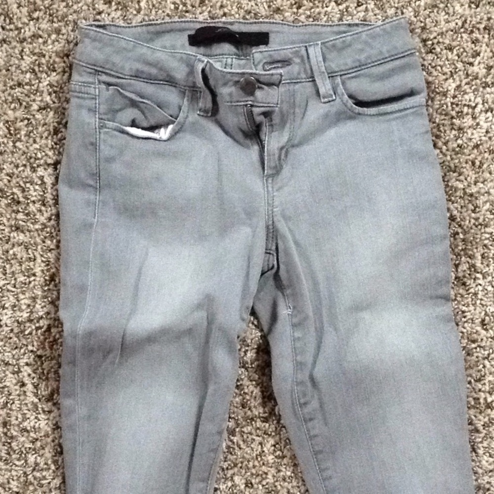 Joe's Skinny Flare Gray Jeans - Size 25